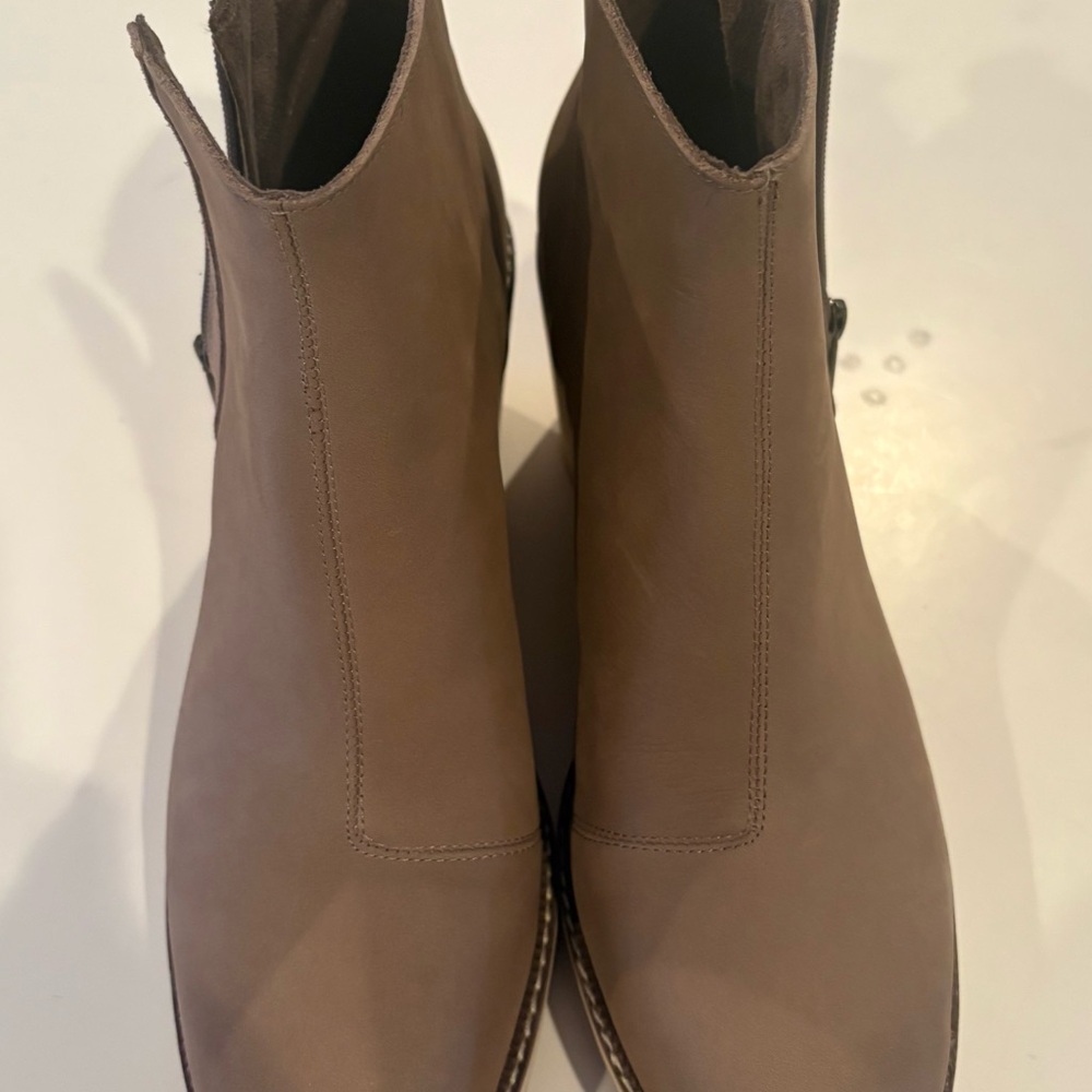 Toms Taupe Ankle Booties